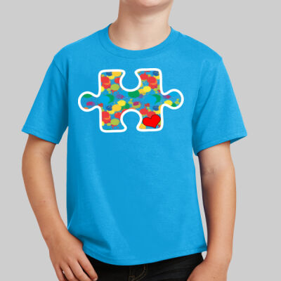 Youth - Puzzle Piece T-Shirt - Autism Awareness Thumbnail